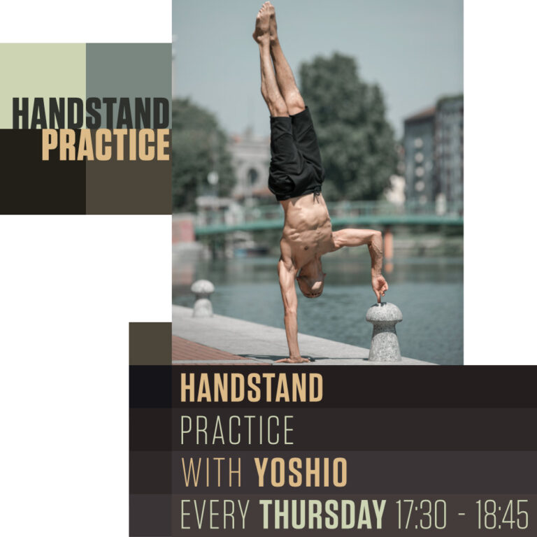 Handstand Practice with YOSHIO