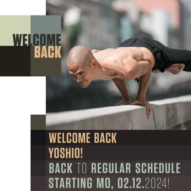 Yoshio back at Yogaloft MO 02 DEZ 2024